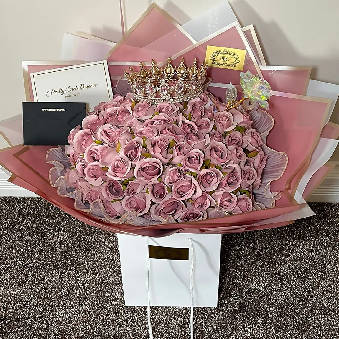 100x BLUSH PINK Lily Rose