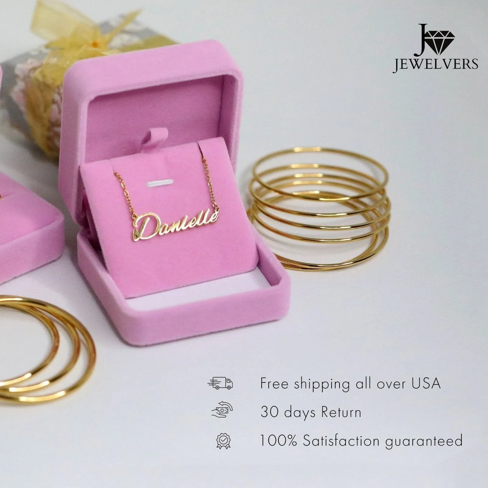 18K Gold-Filled Glitter Rope Chain Necklace