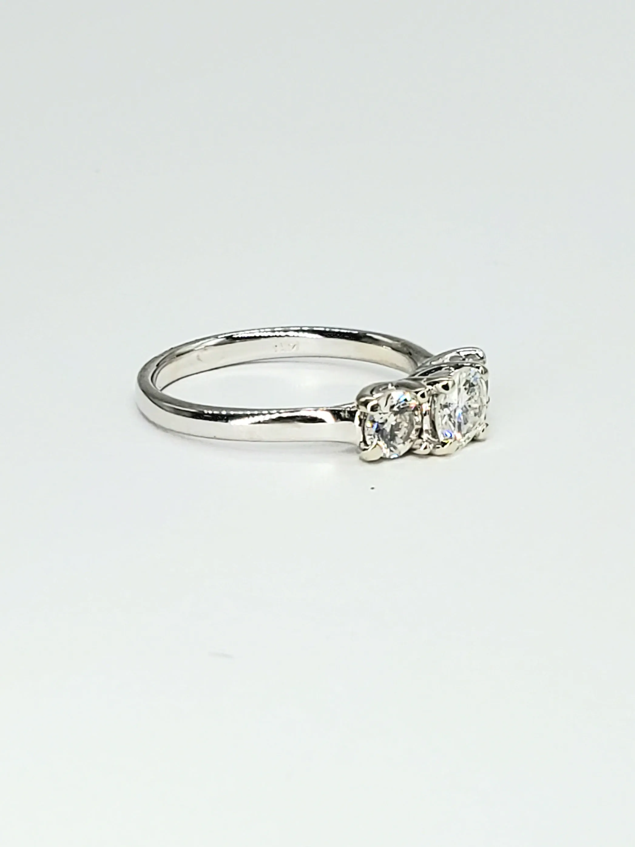 3 stone diamond ring 1.20ct