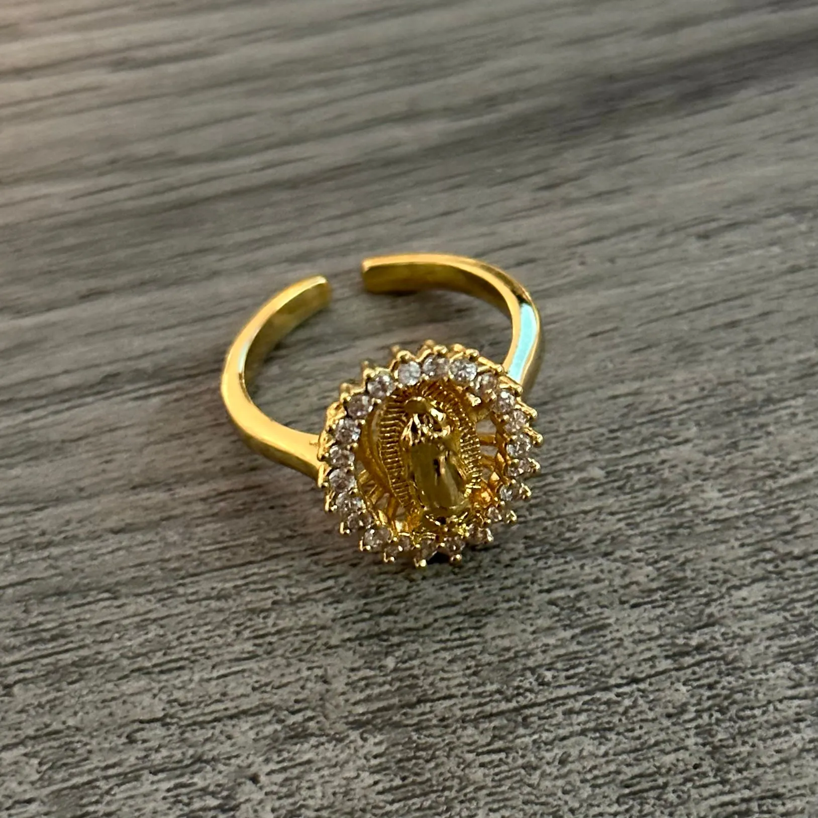 Adjustable Virgencita Ring 013