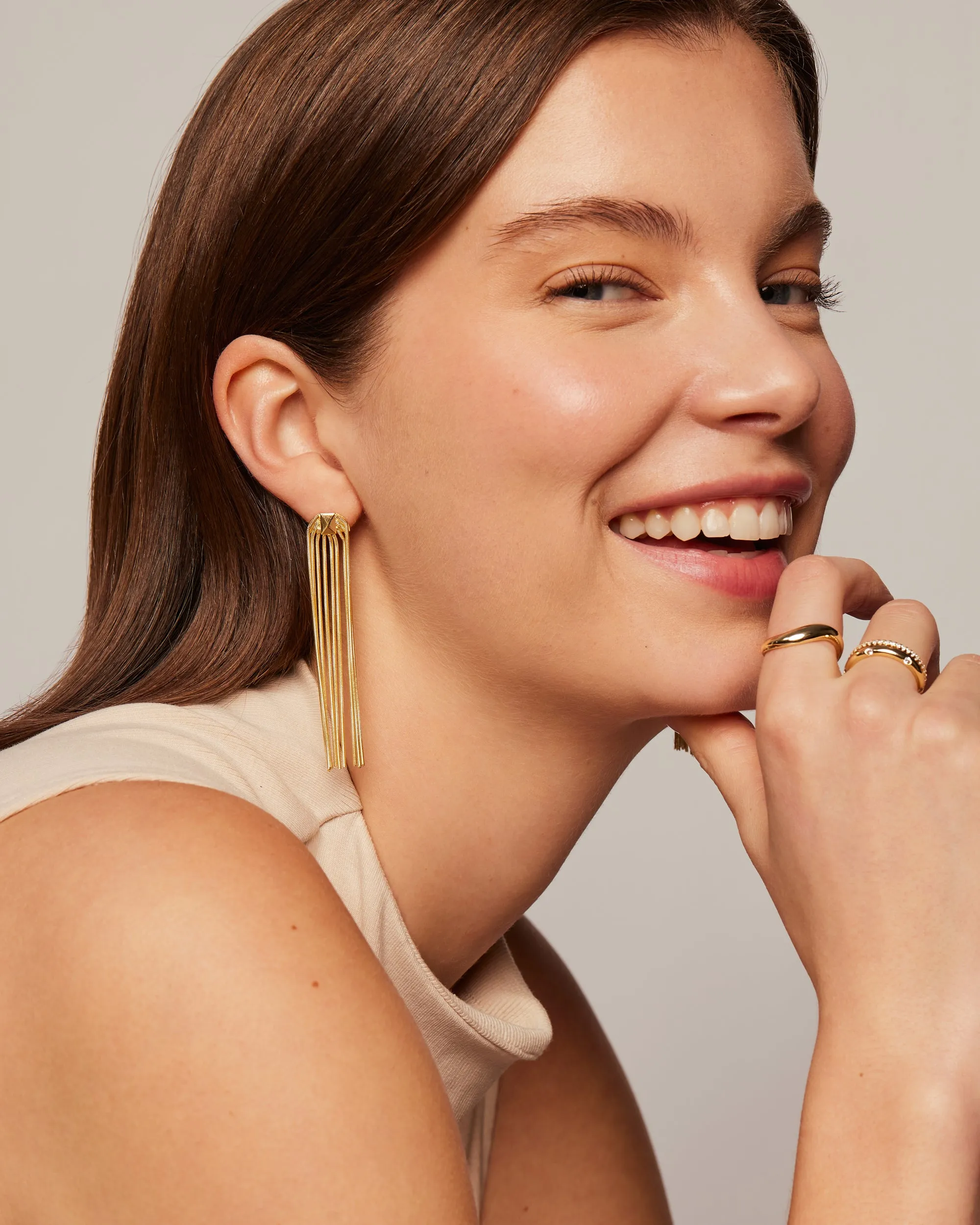 Arch Tassel Earrings