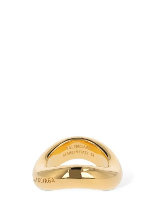 Balenciaga   Loop brass ring 