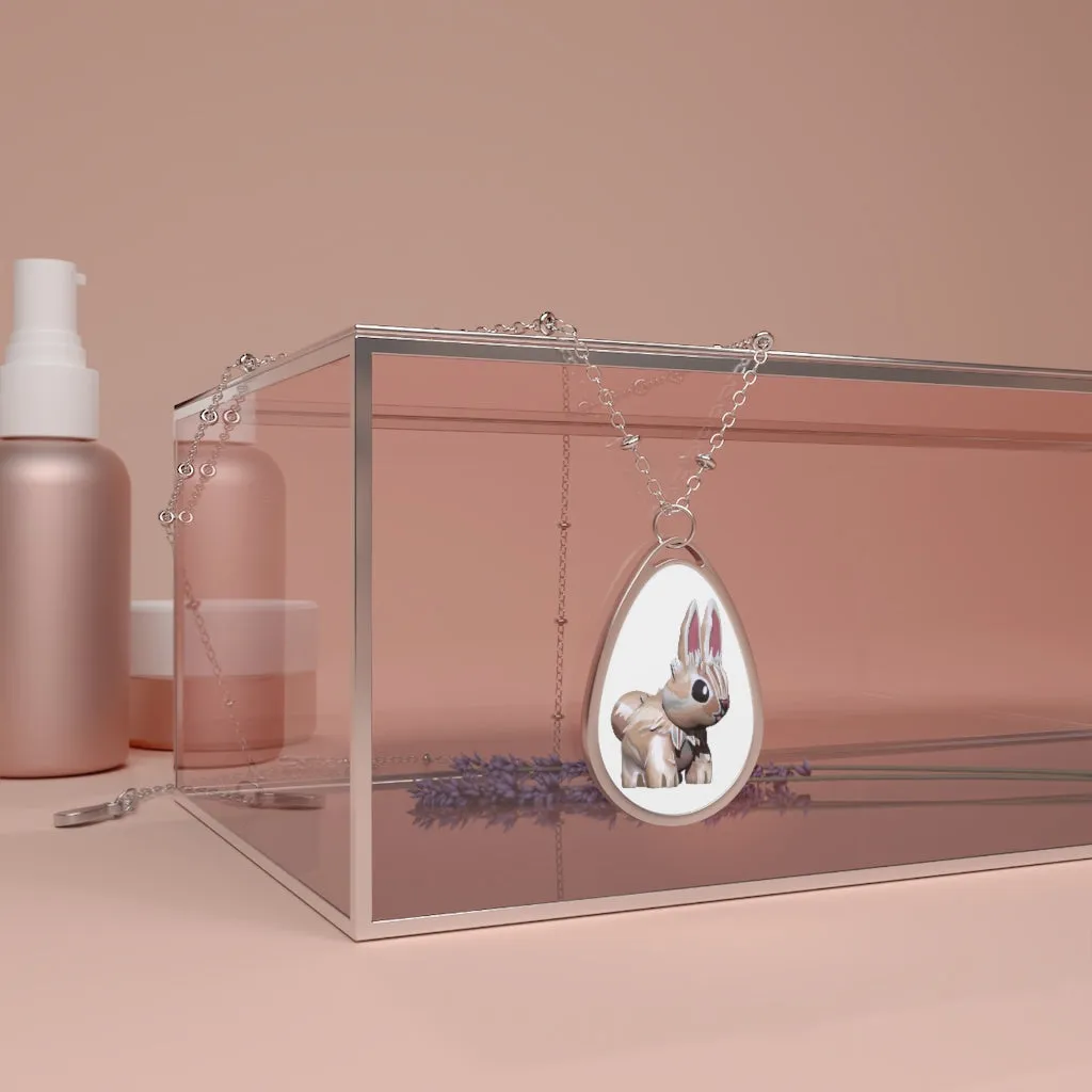 Bunny Oval Necklace