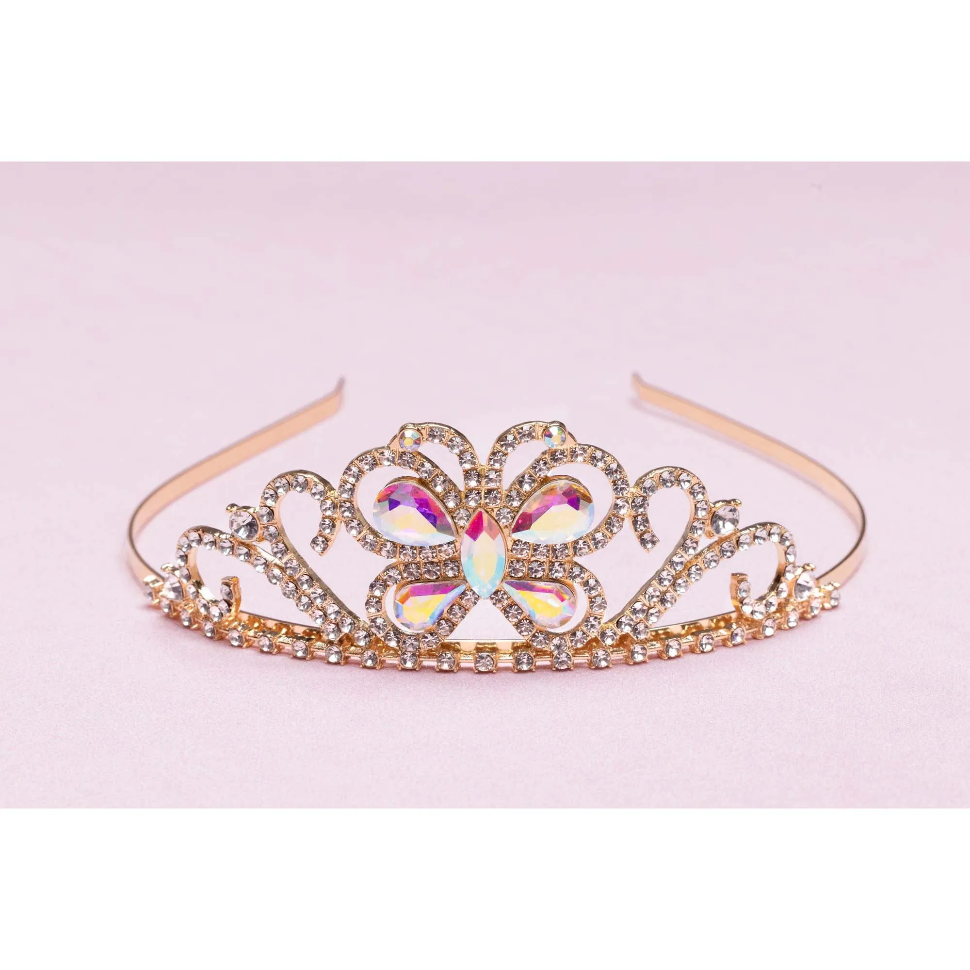 Butterfly Jewel Tiara for Kids, 1 Count