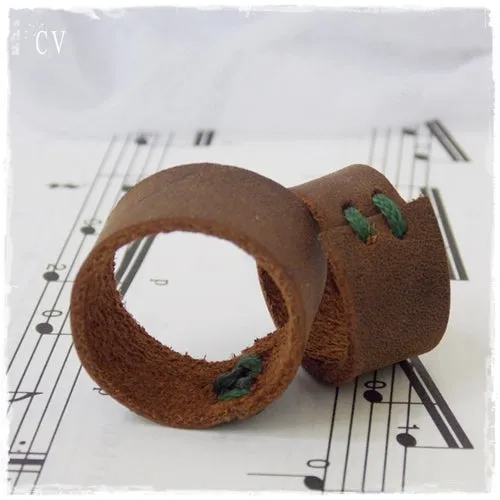 Celtic Leather Ring