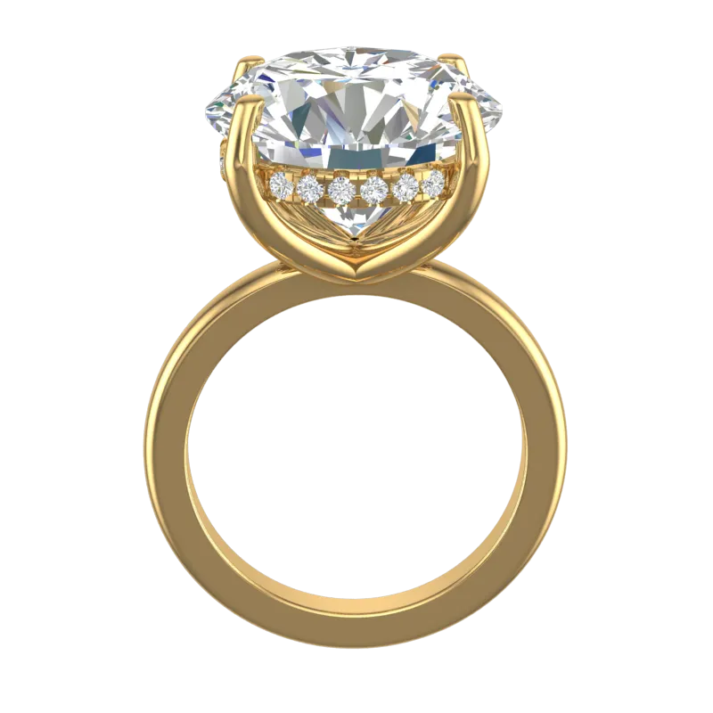 Cubic Zirconia Engagement Ring- Customer Designed Style 5809