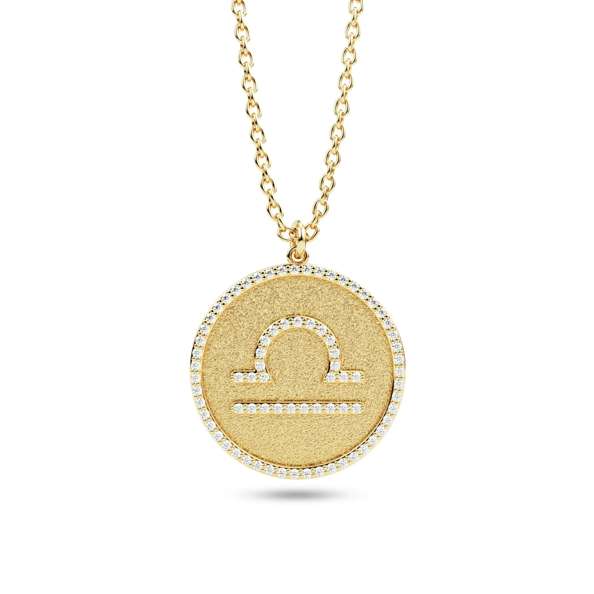 Diamond Zodiac Sign Pendant