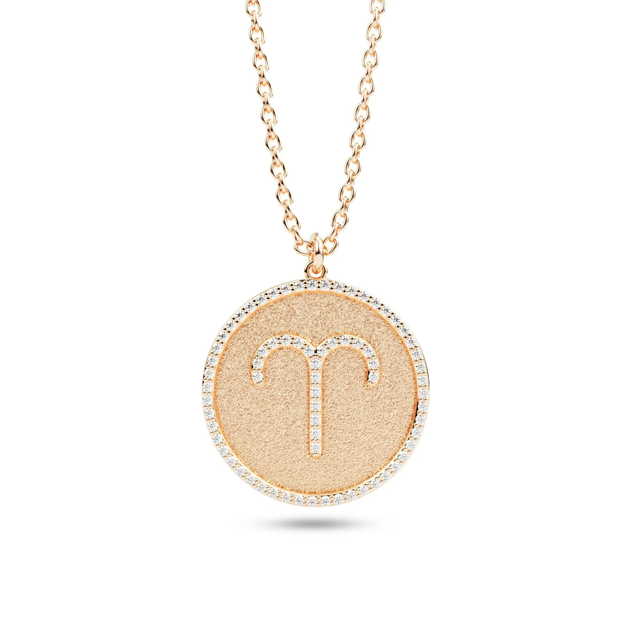 Diamond Zodiac Sign Pendant