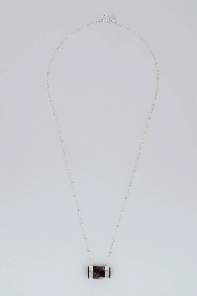 Double Banded Crystal Necklace
