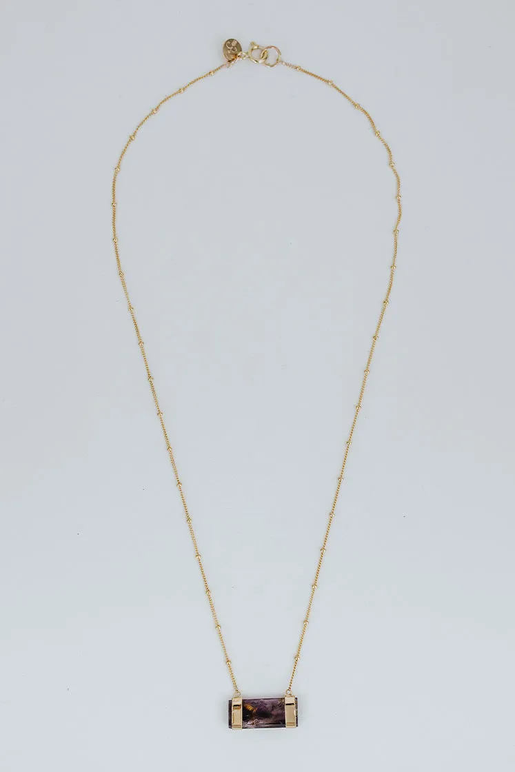 Double Banded Crystal Necklace