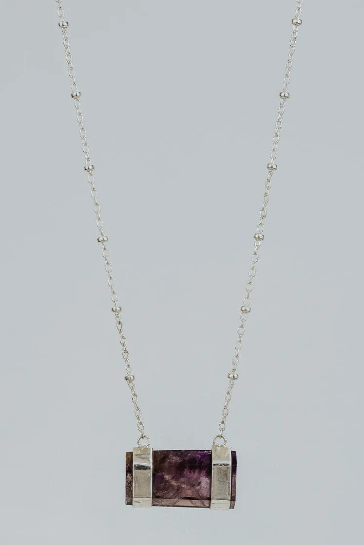 Double Banded Crystal Necklace