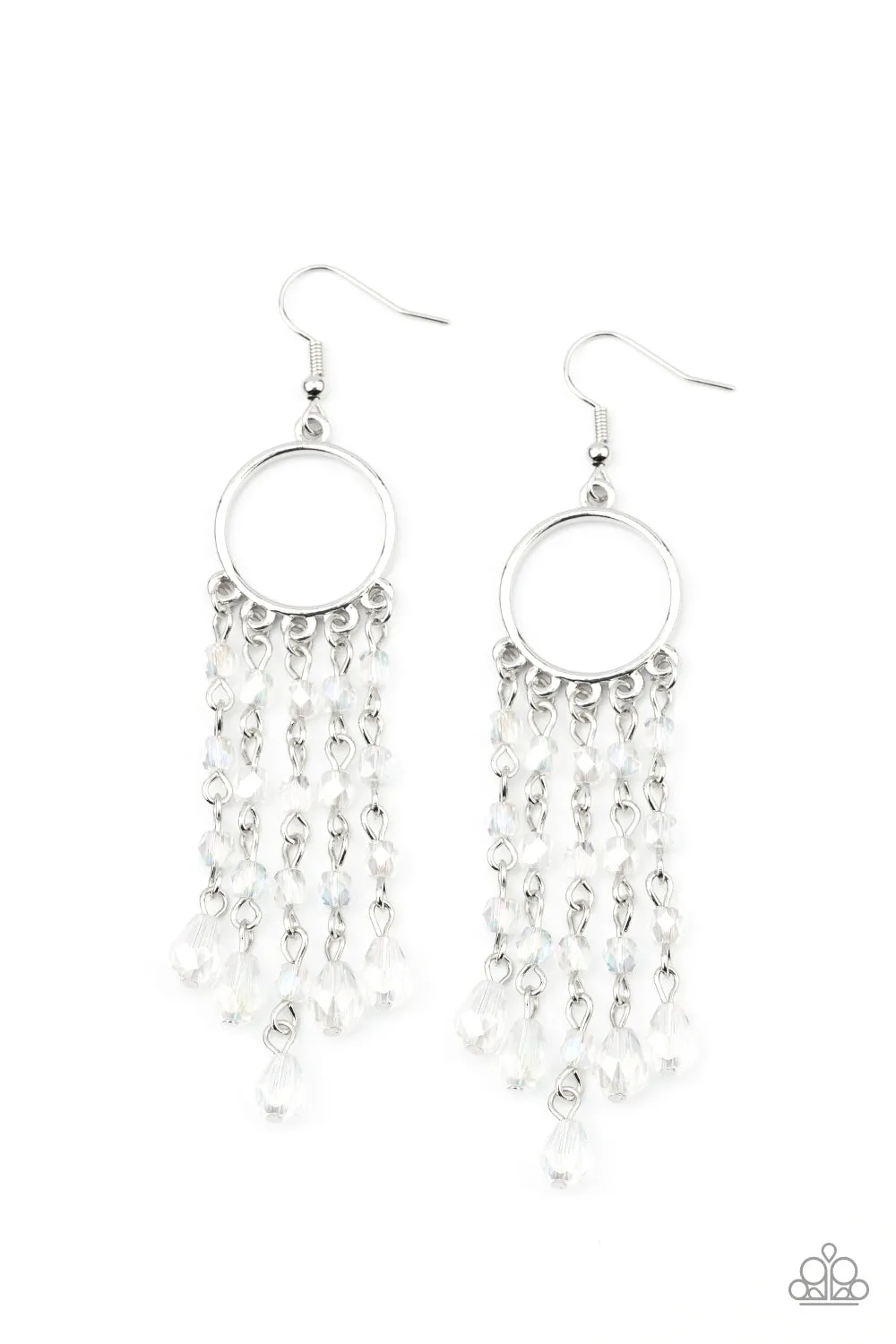 Earrings Dazzling Delicious - White VIP Special