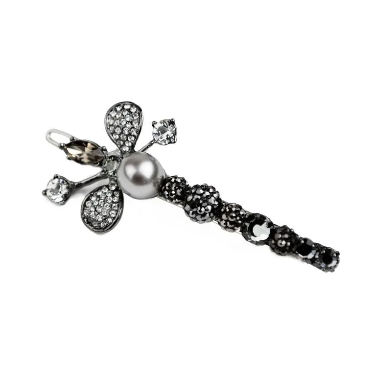 Embellished Clover Barrette