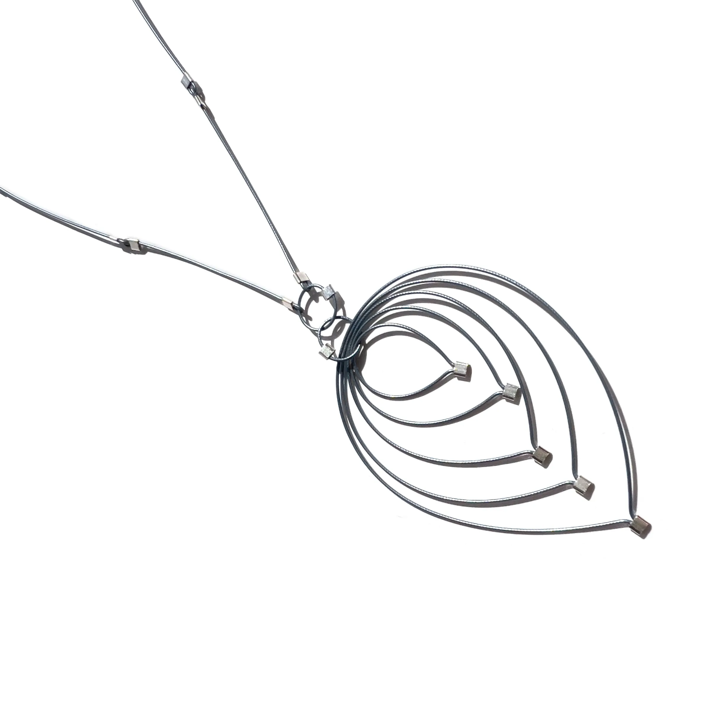 Feather Teardrop Pendant