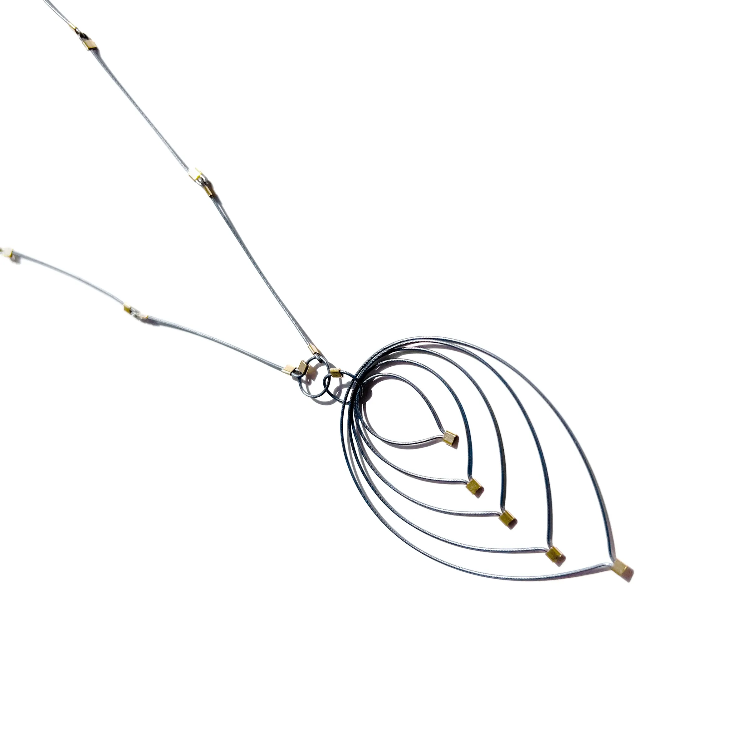 Feather Teardrop Pendant