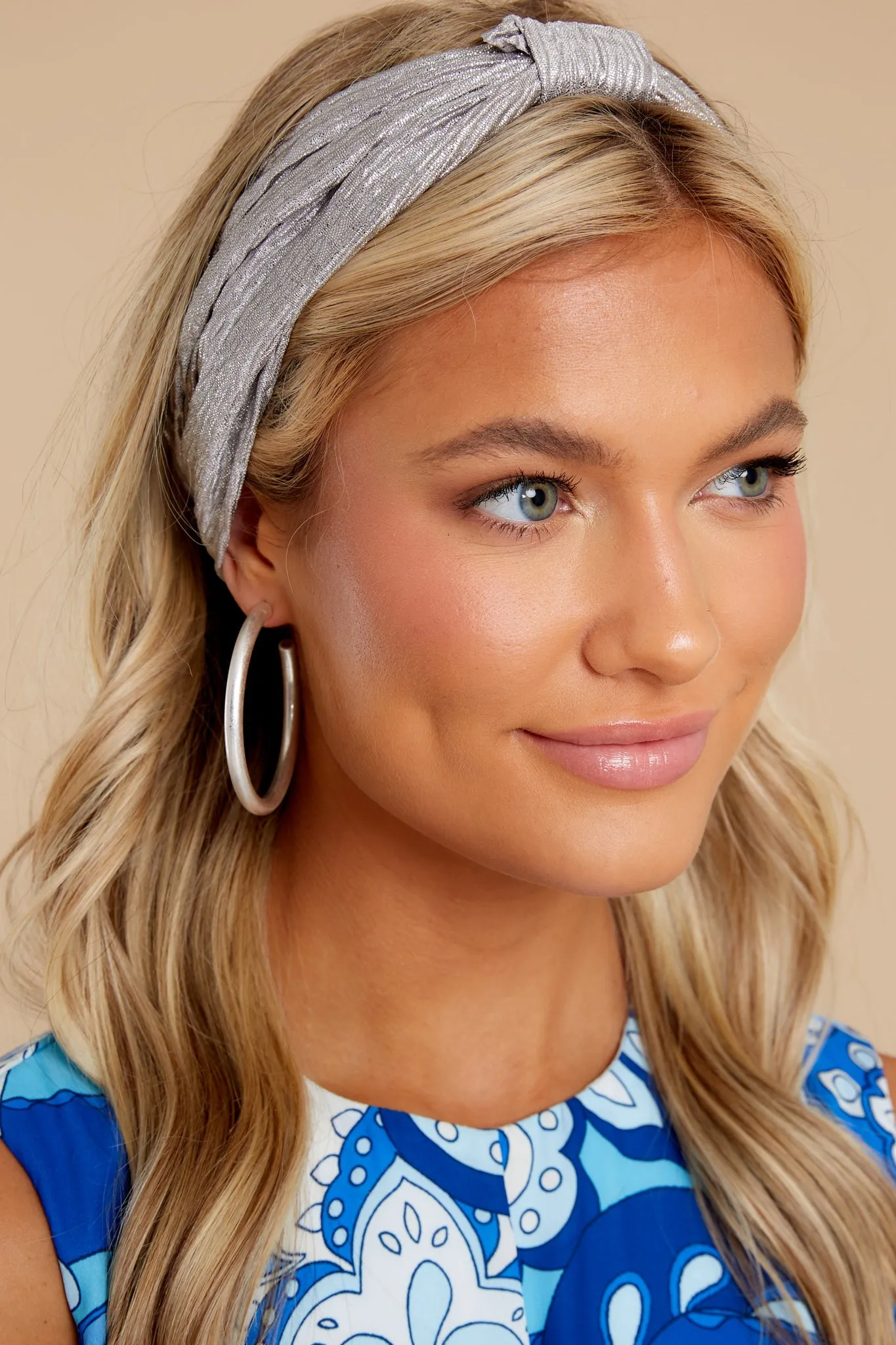 Fun Hair Don't Care Silver Headband