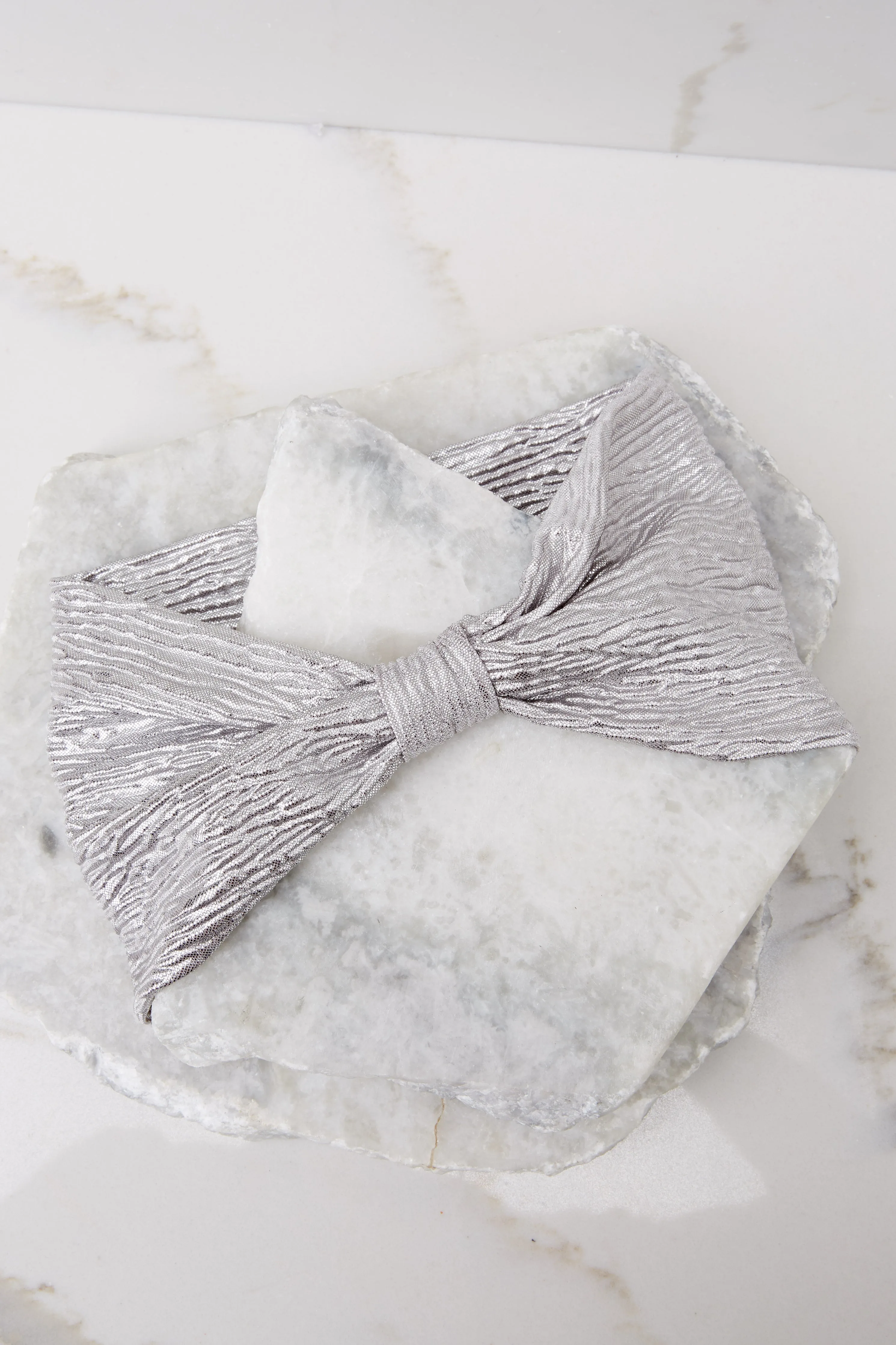 Fun Hair Don't Care Silver Headband