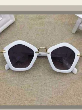 Girls Pentagon Sunglasses