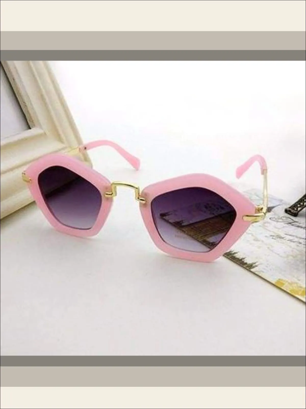 Girls Pentagon Sunglasses