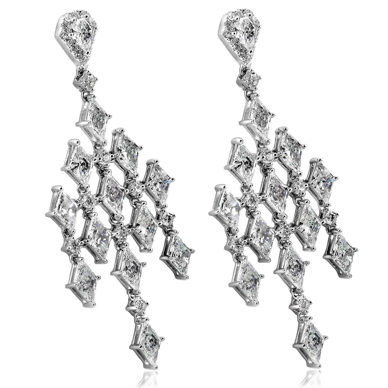Gothic Chandelier Diamond Dangles