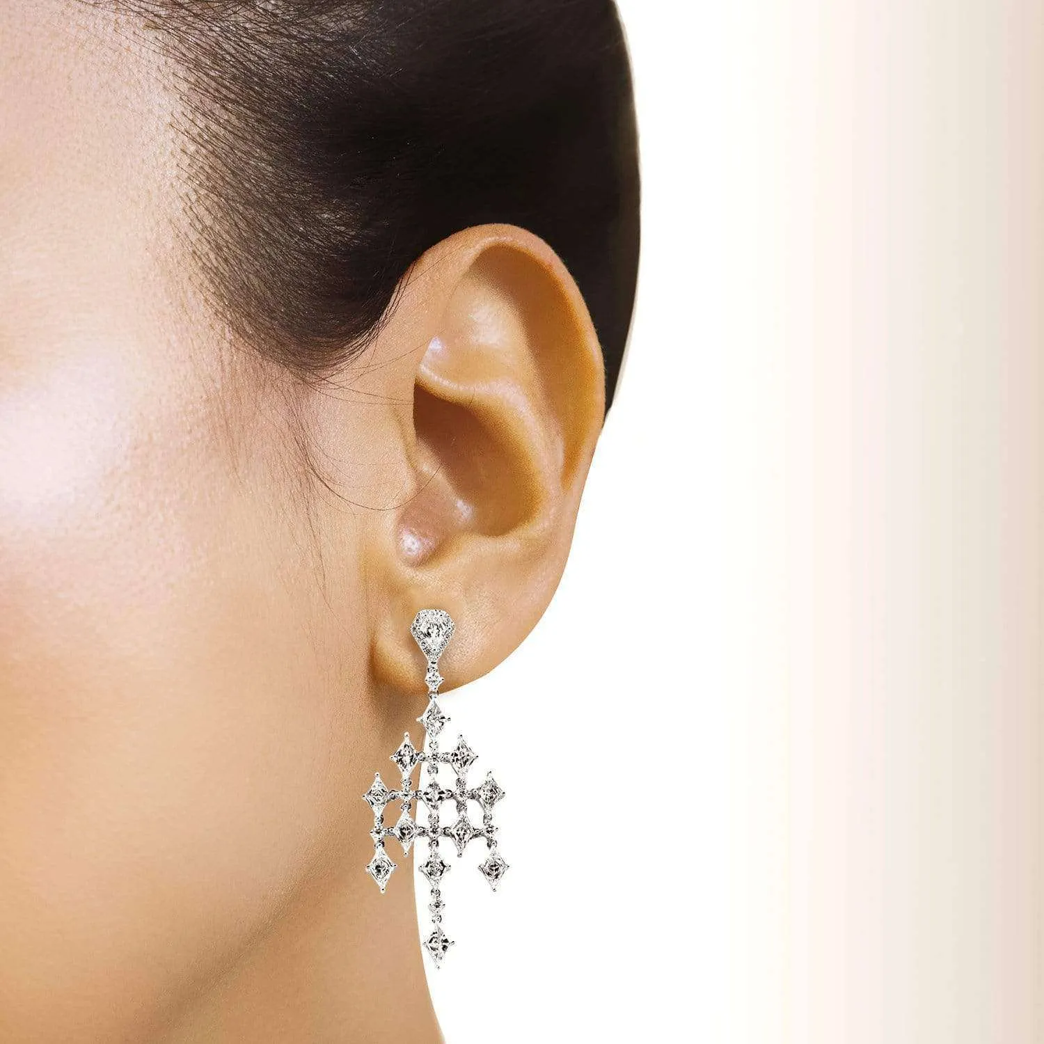 Gothic Chandelier Diamond Dangles
