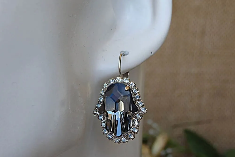 GREY HAMSA RING