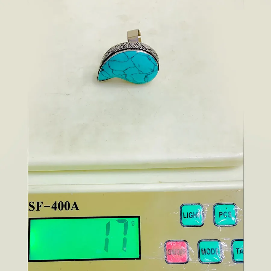 Handmade Unique Design Turquoise Stone Ring