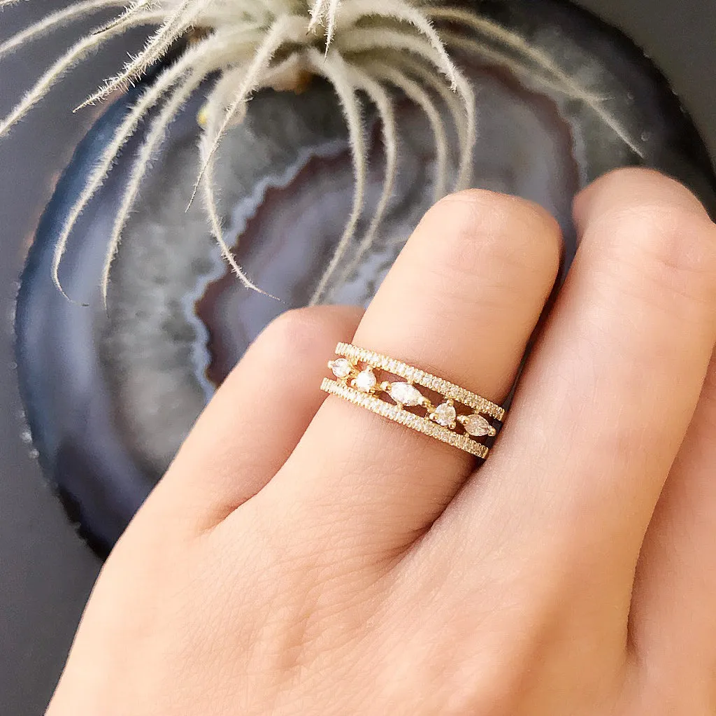 Heirloom Bridal Halfway Band