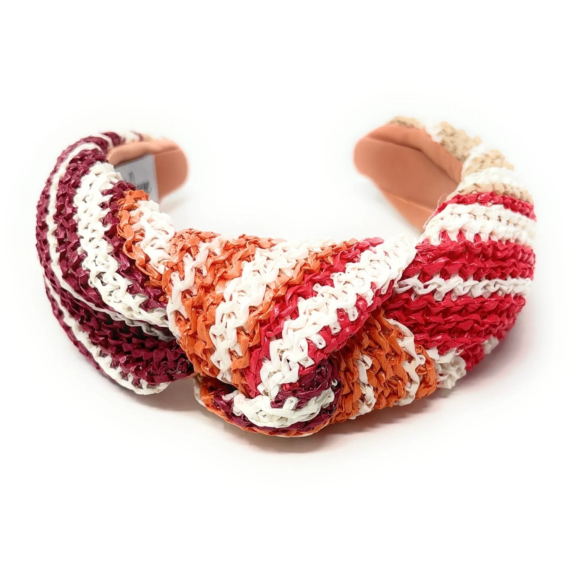 Helena Raffia Woven Top Knot Headband