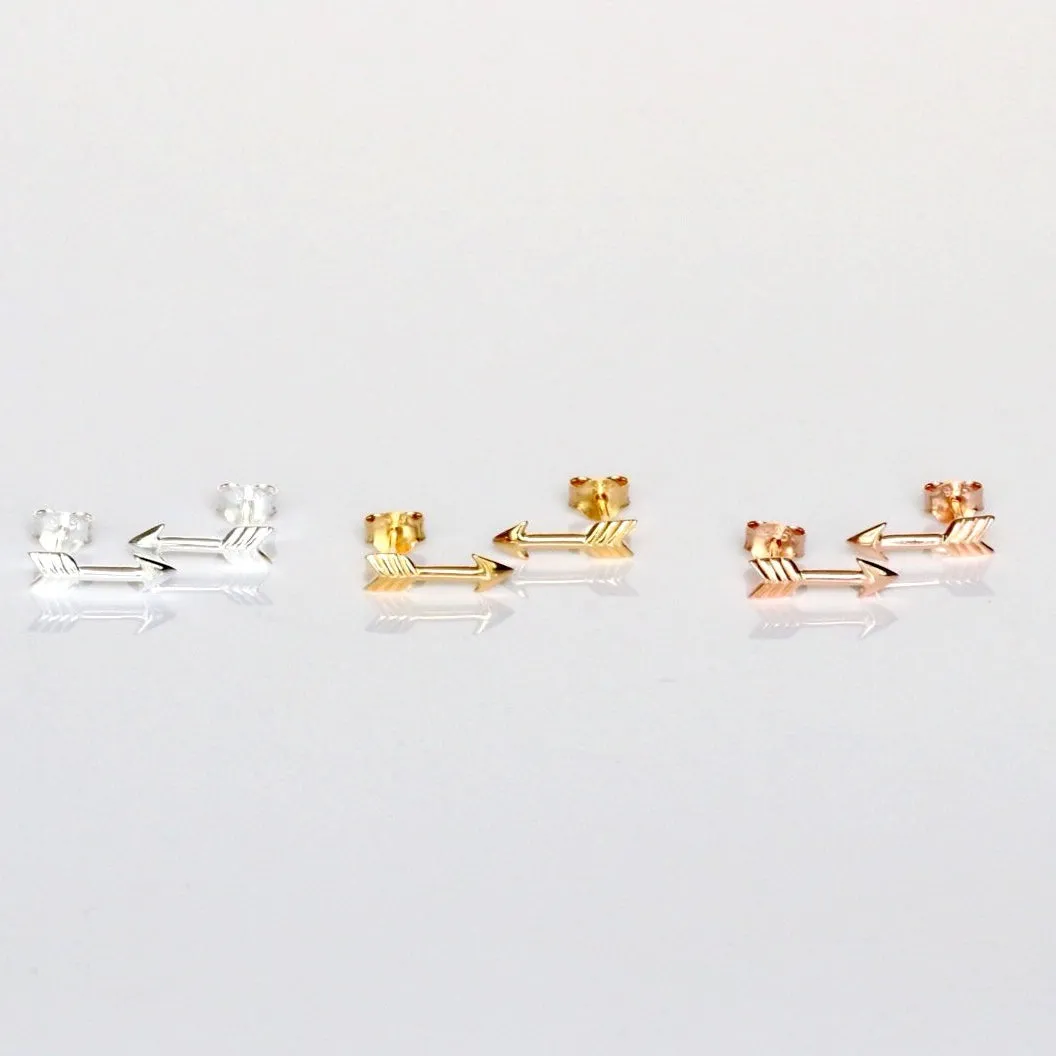High Arrow Stud Earrings