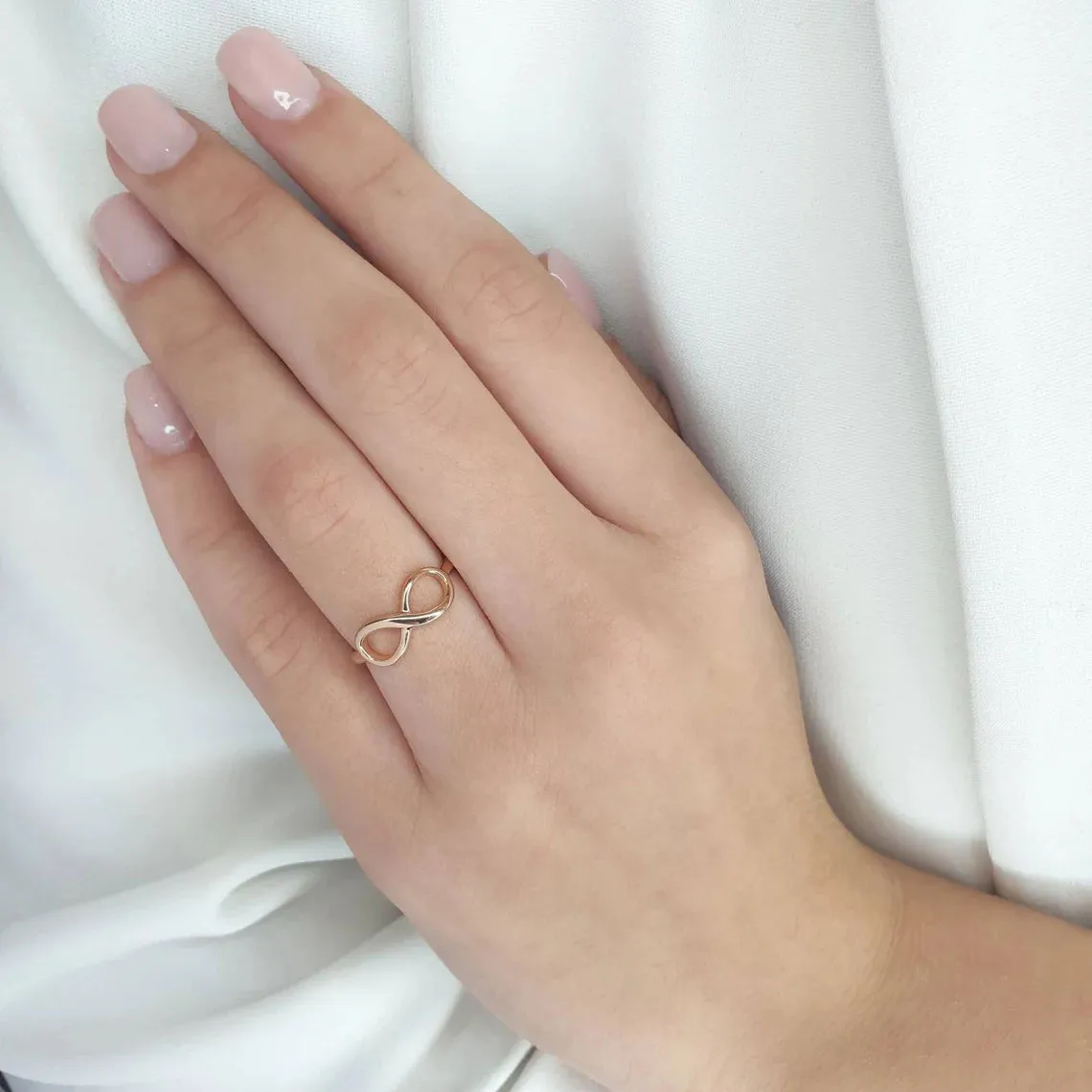 Infinity symbol ring