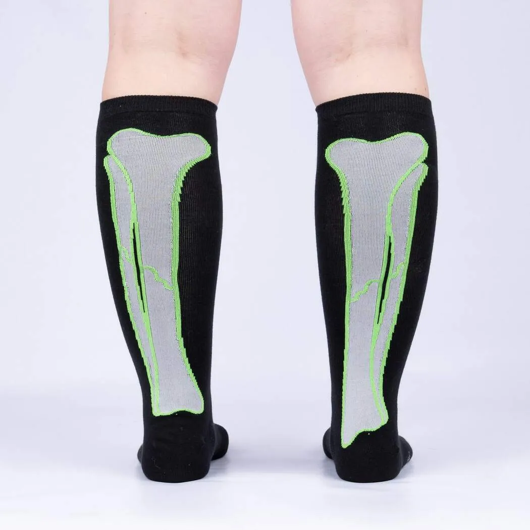 It's Going Tibia A Good Day, Glow In The Dark Women's Knee Highs