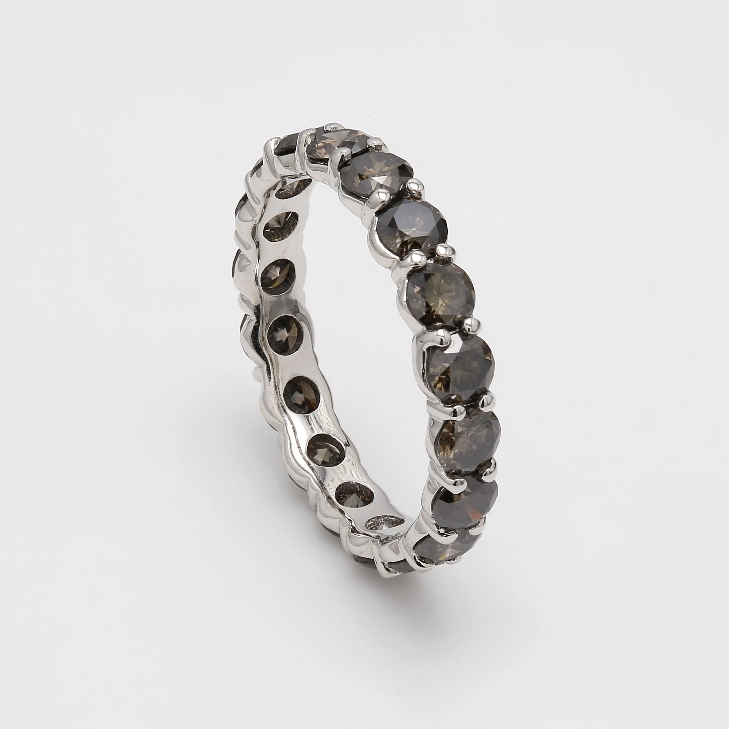 Ivory Ring - 2 1/2 Ct. T.W. Black