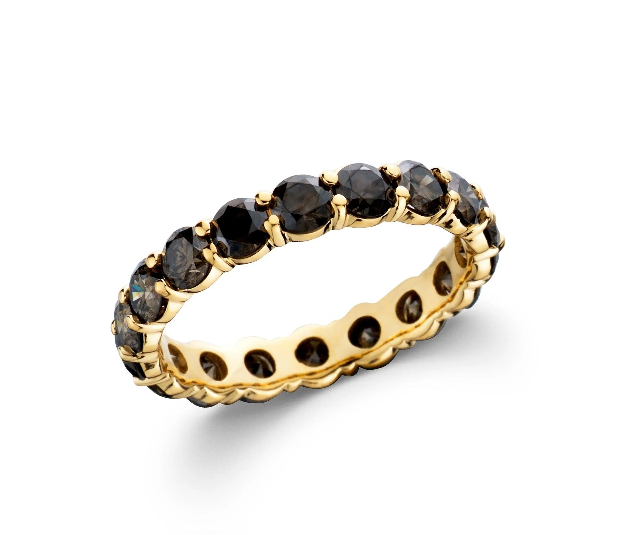 Ivory Ring - 2 1/2 Ct. T.W. Black