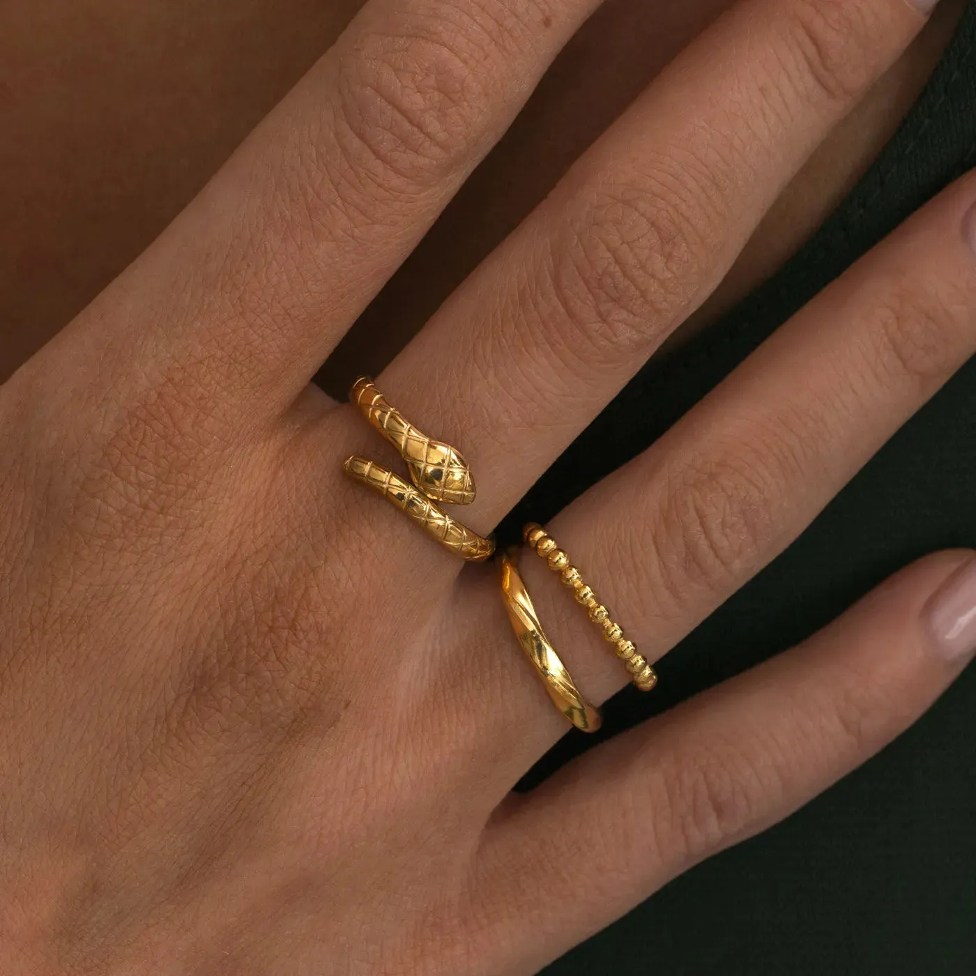 Joanna - Snake Ring Stainless Steel
