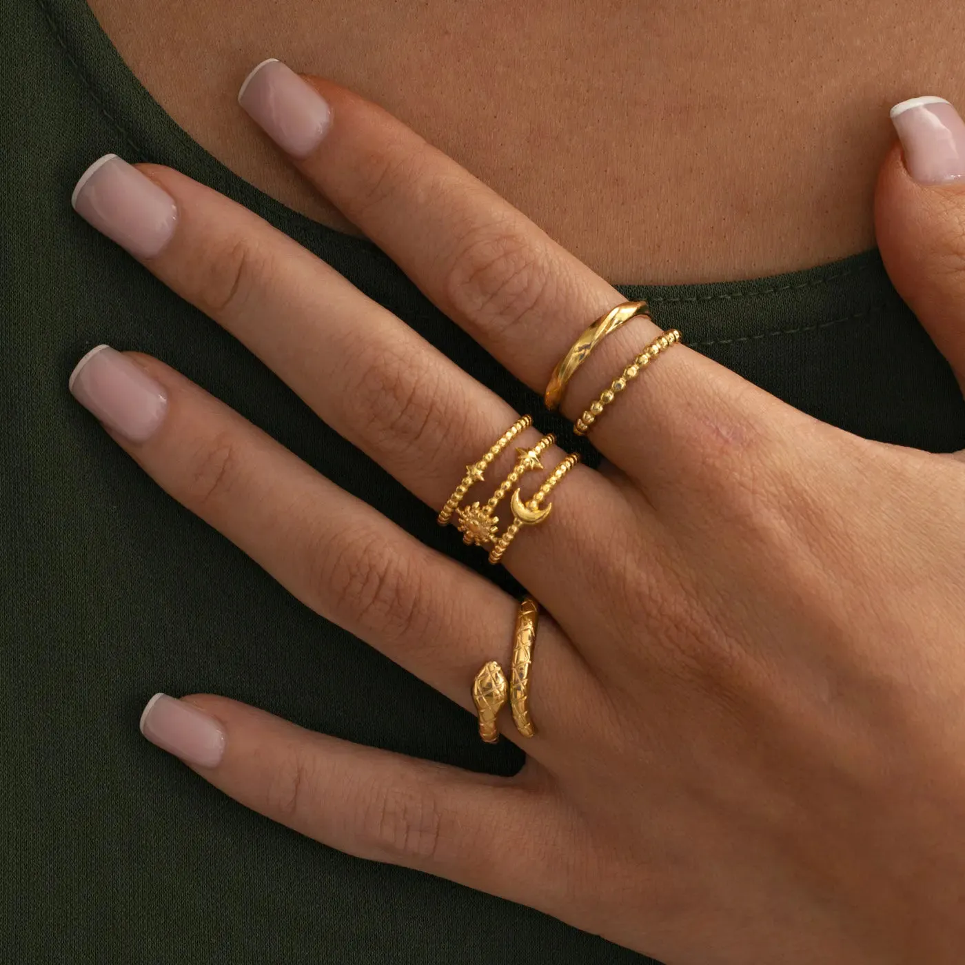 Joanna - Snake Ring Stainless Steel