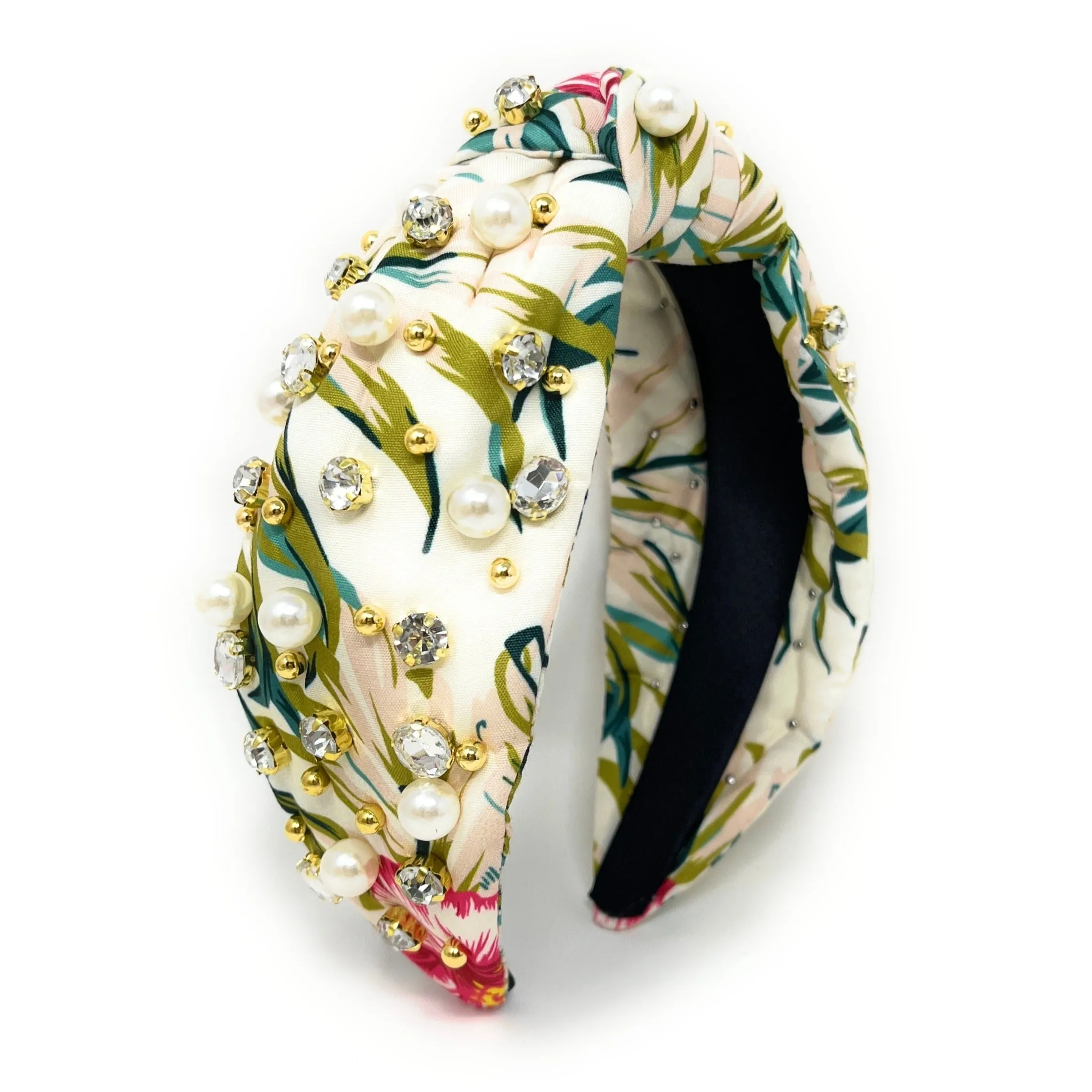 Jora Jeweled Knot Headband