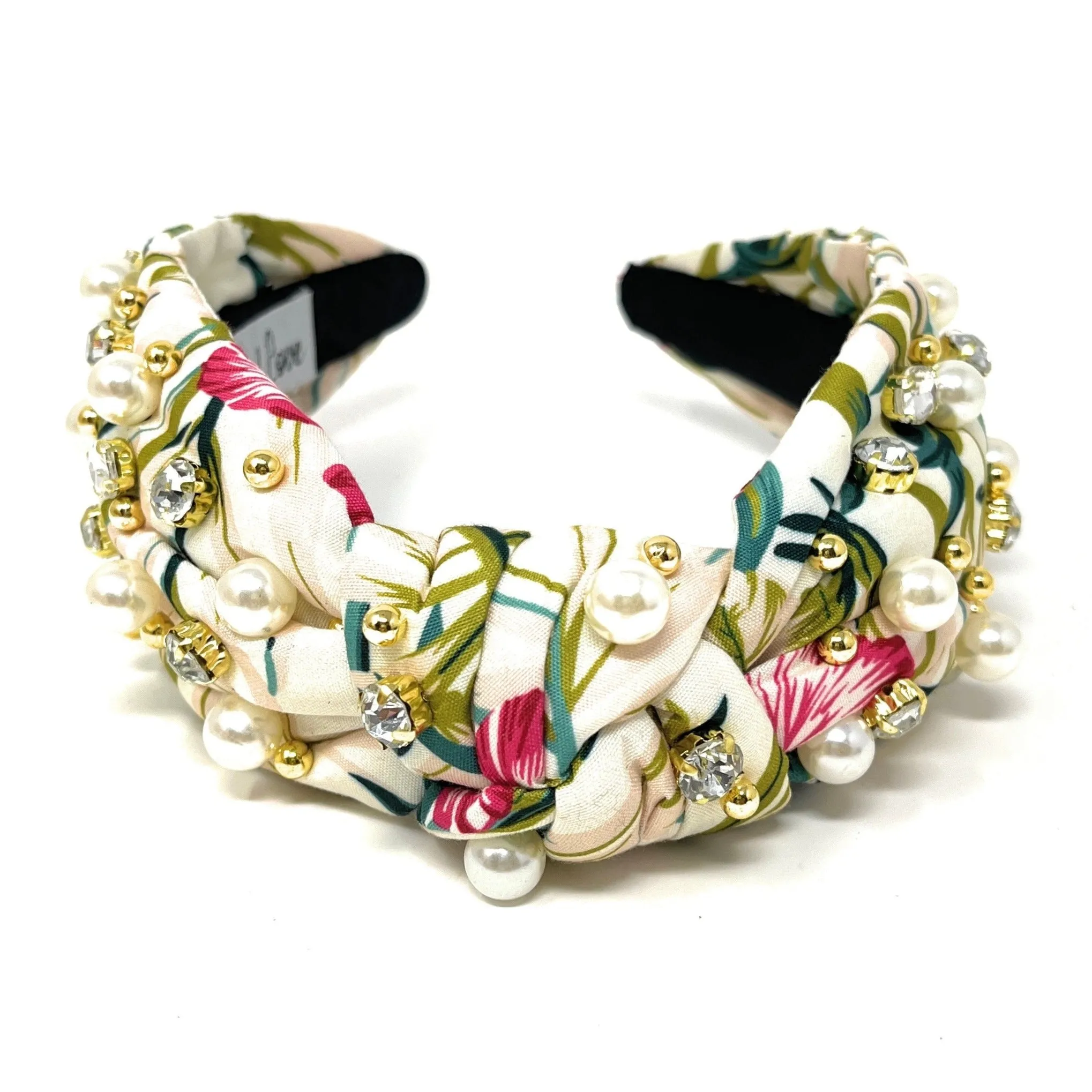 Jora Jeweled Knot Headband