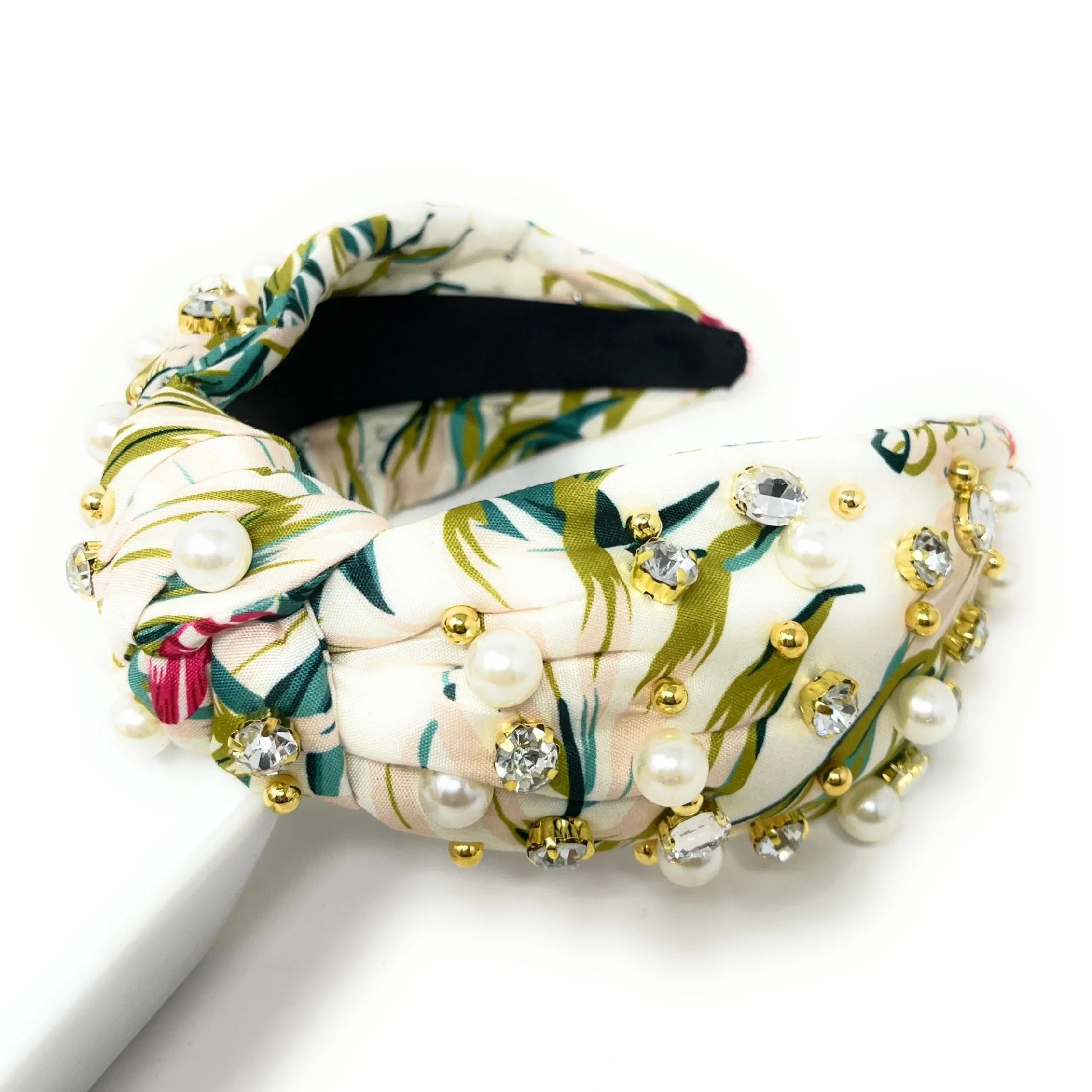 Jora Jeweled Knot Headband