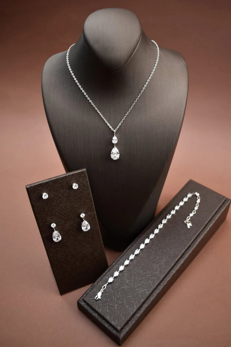 LILIT Simulated Diamond Jewelry Set