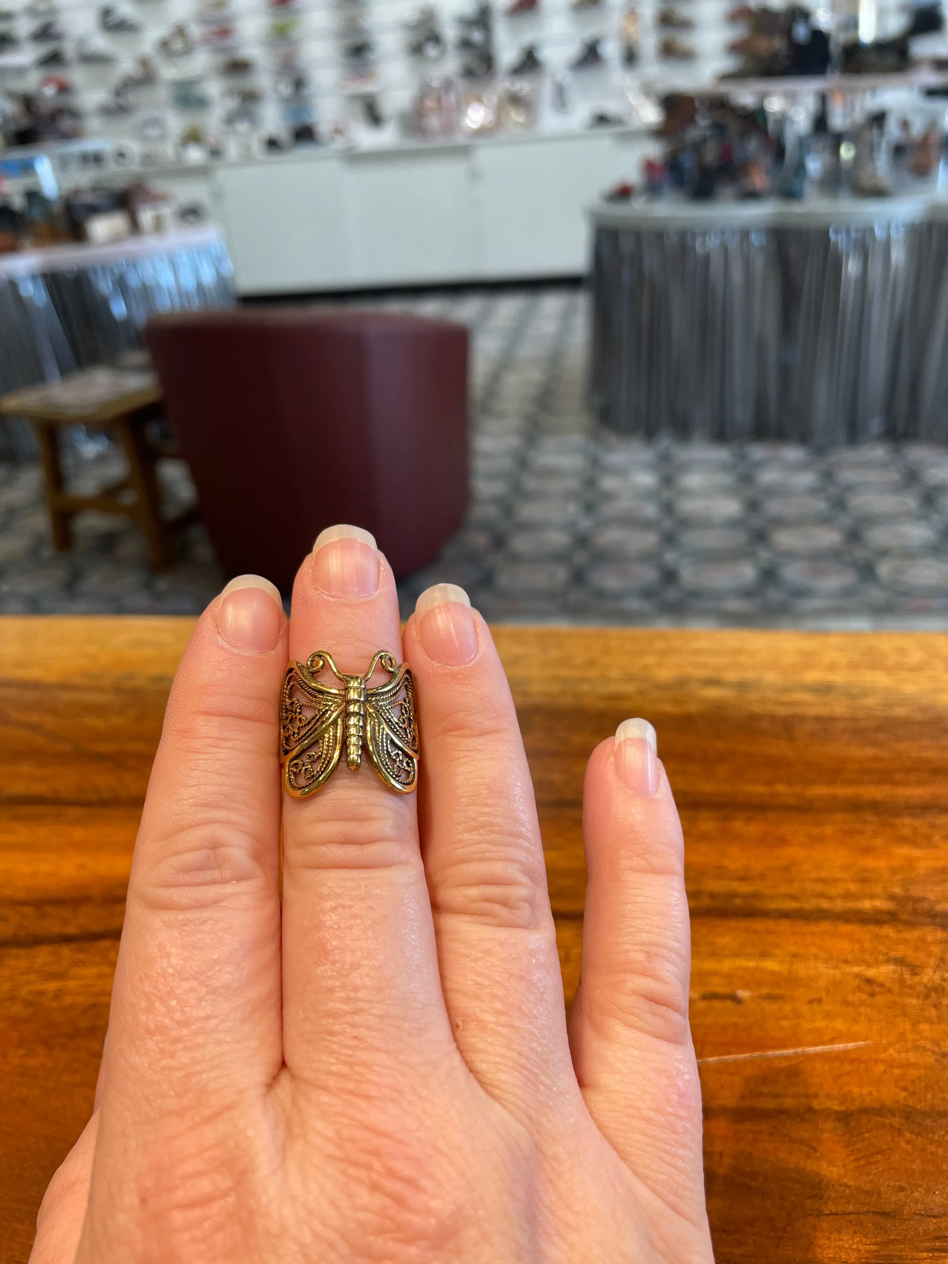 Mariposa Ring in Bronze