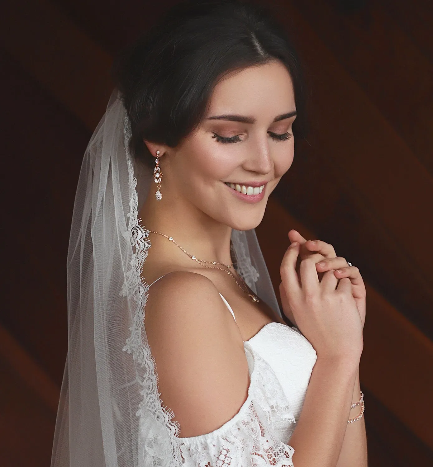 Marquise Dainty Drop Earrings