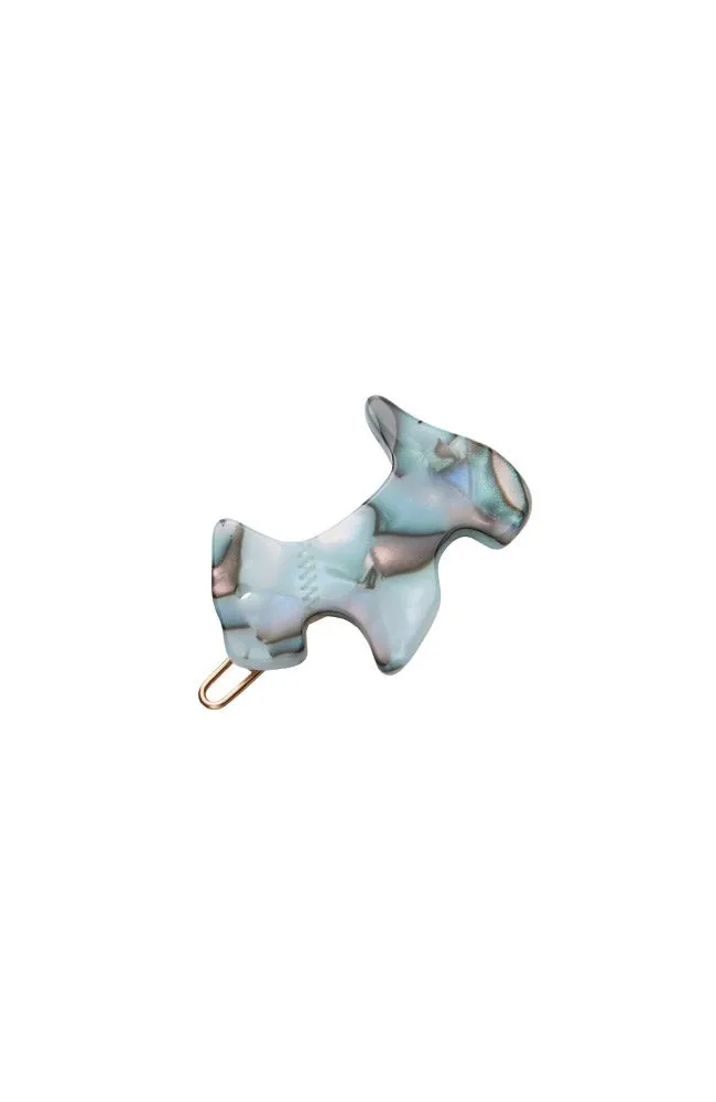 Mini Scotty Dog Tige Boule Barrette - Classic