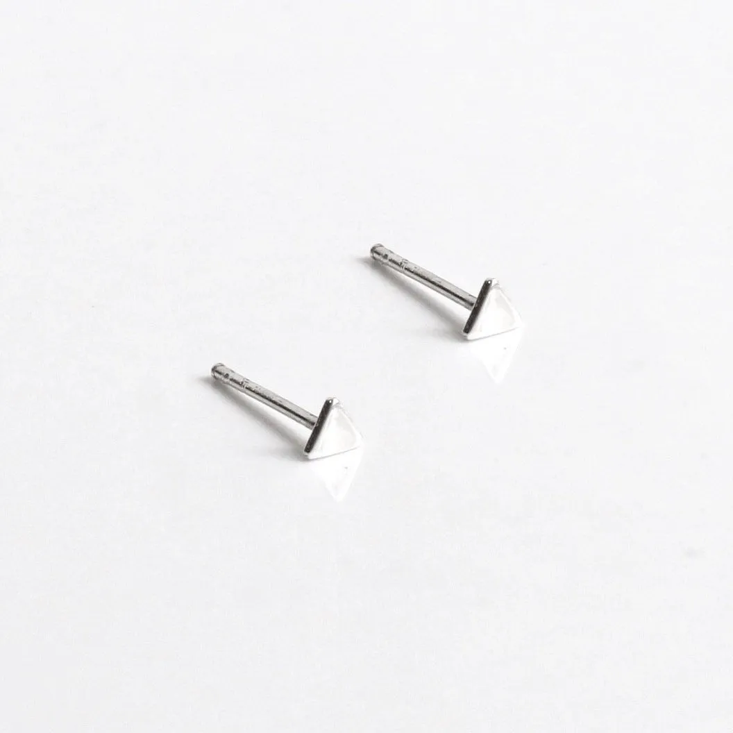 Mini Triangle Stud Earrings