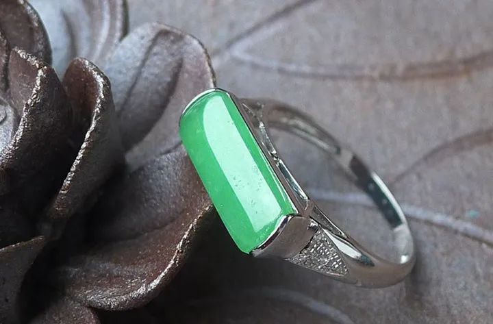 Natural Jade Ring Jadeite Ring TP27