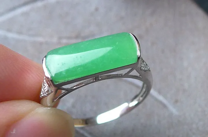 Natural Jade Ring Jadeite Ring TP27