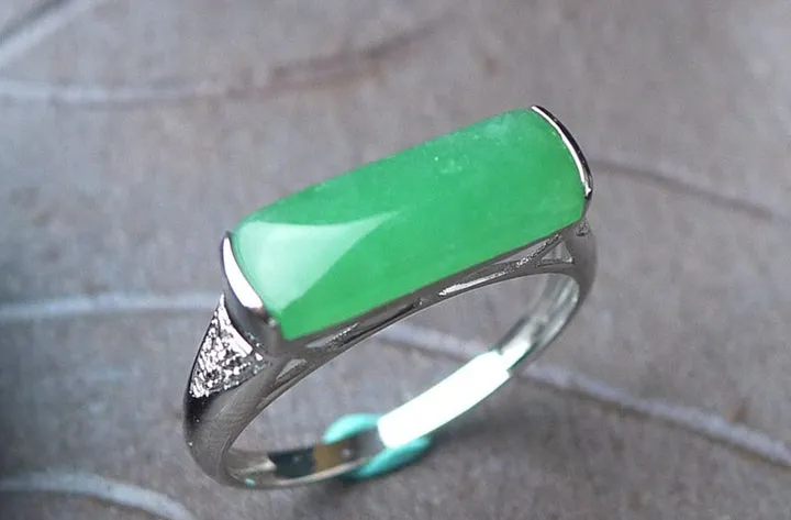 Natural Jade Ring Jadeite Ring TP27