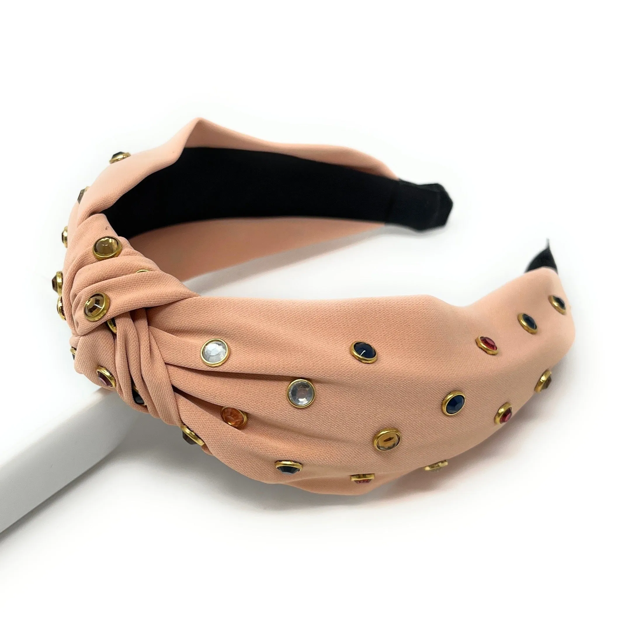 Neutral Jeweled Headband