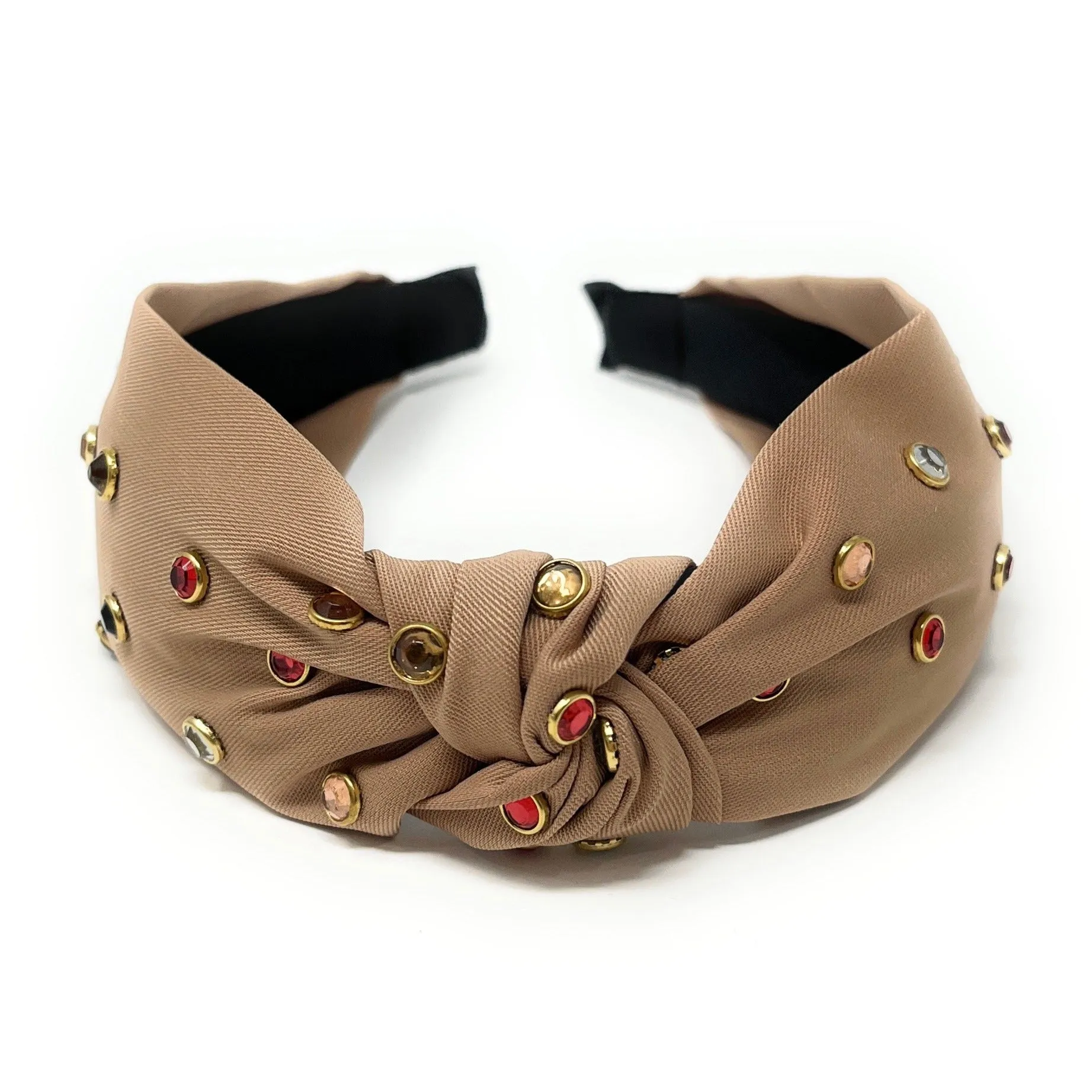 Neutral Jeweled Headband