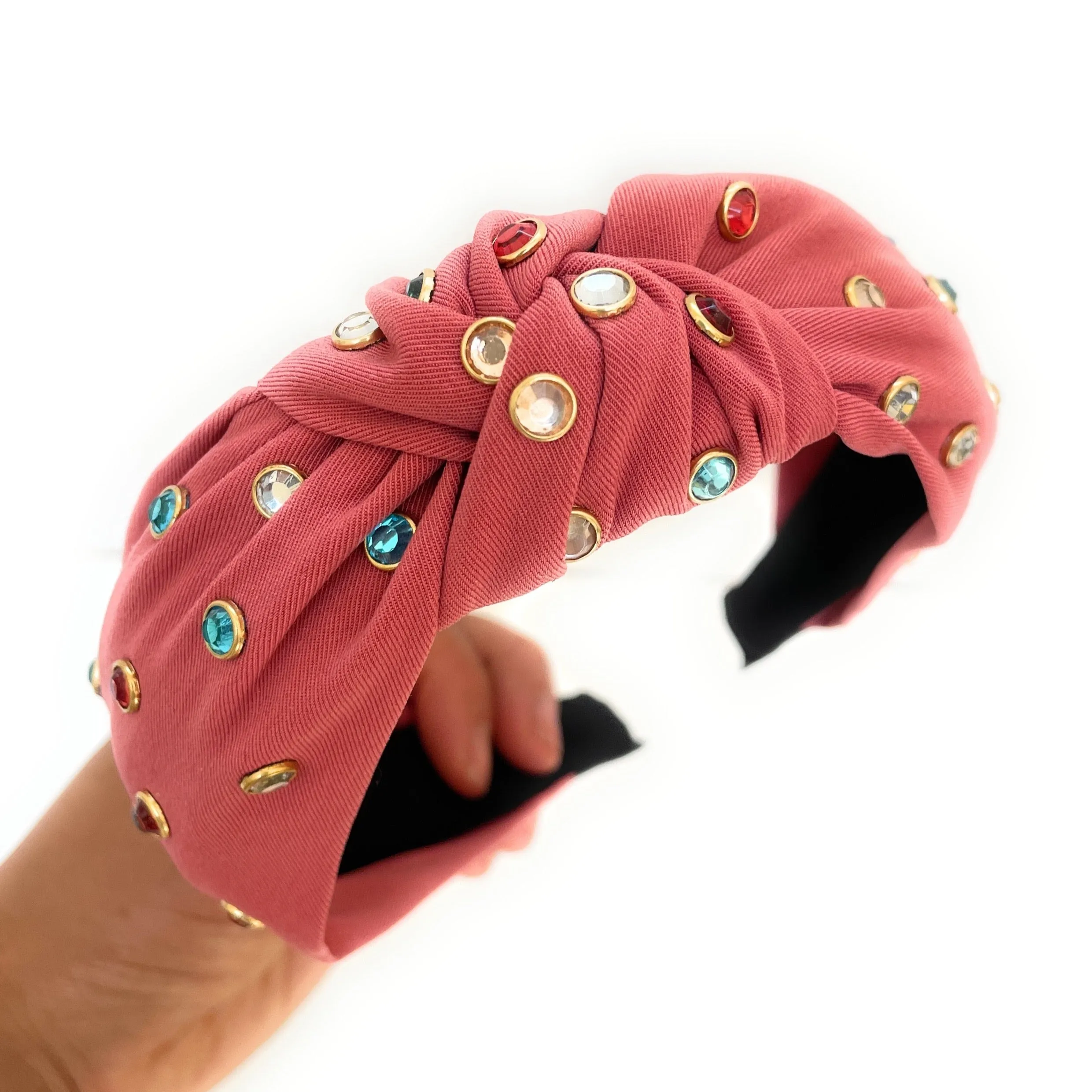Neutral Jeweled Headband